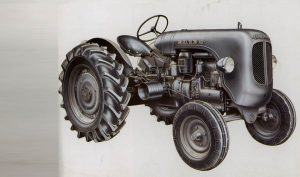 Ancient Lamborghini Diesel Tractor