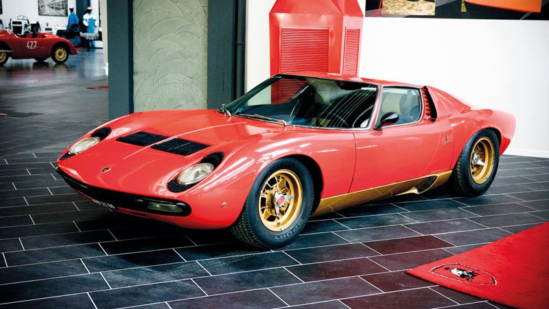 Ferruccio's Miura at F. Lamborghini Museum